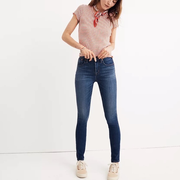 Madewell Denim - 10” High Rise Skinny Jeans - Size 26 - Danny Wash